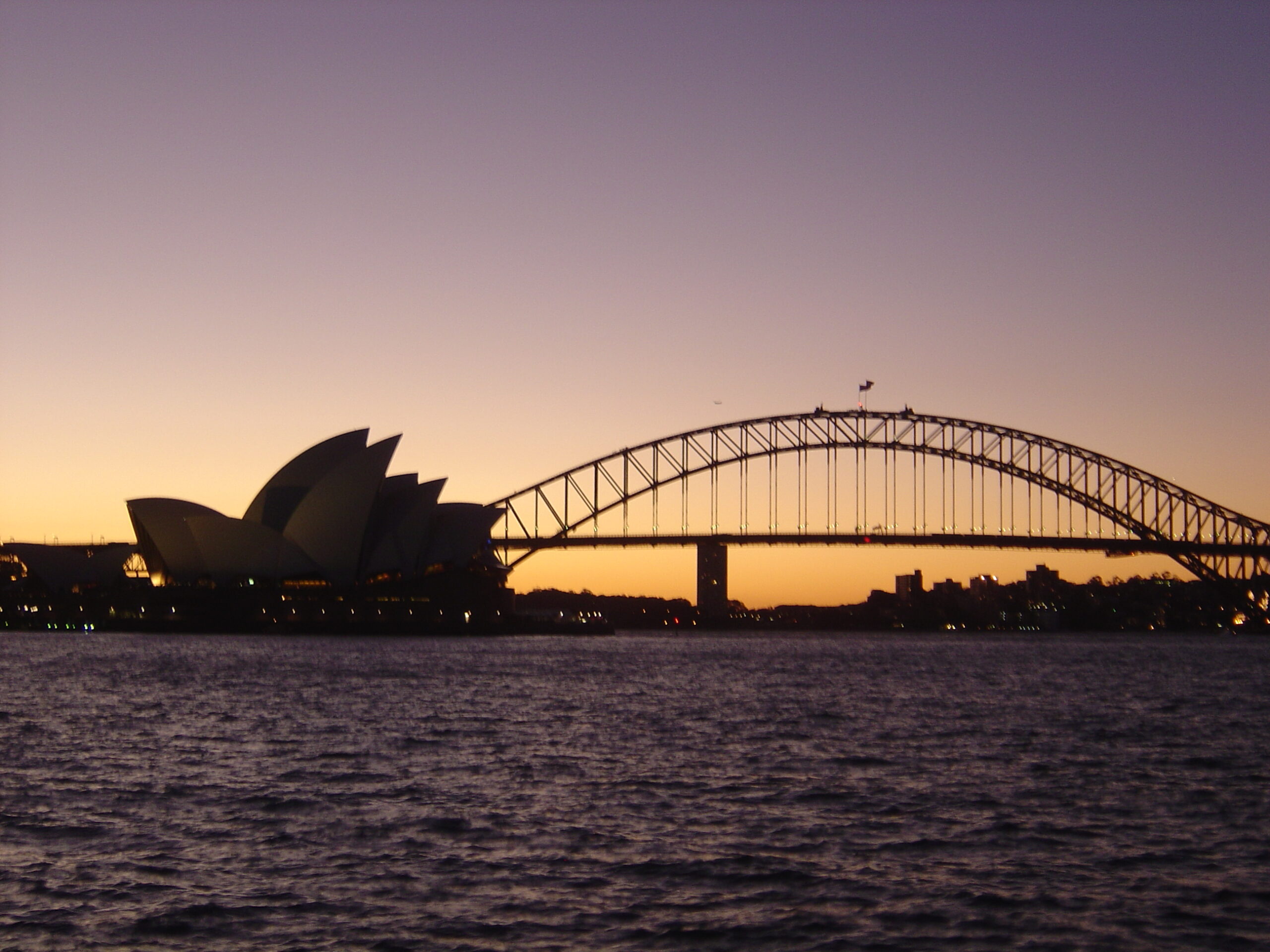 Opera House framed by the _Coat Hanger_ Sydney